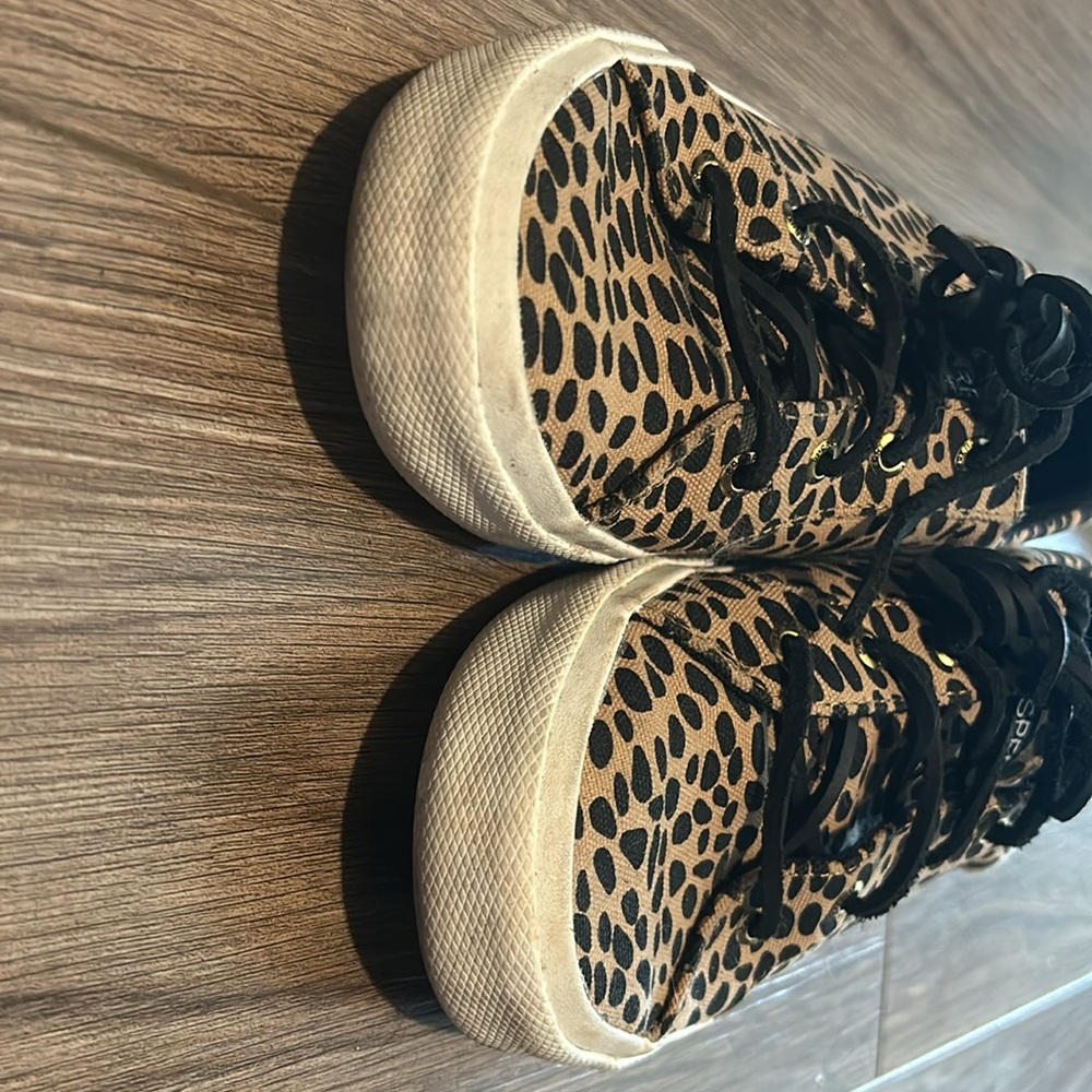 Leopard Print Sperry Top Siders. Memory Foam Sole… - image 4
